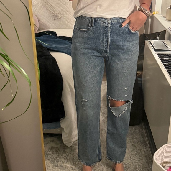 Agolde Blue Denim Jeans
